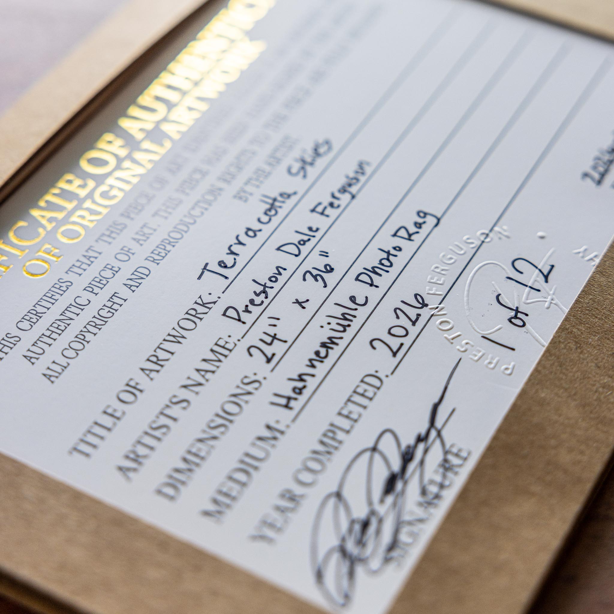 What Is a Certificate of Authenticity — And Why It Matters